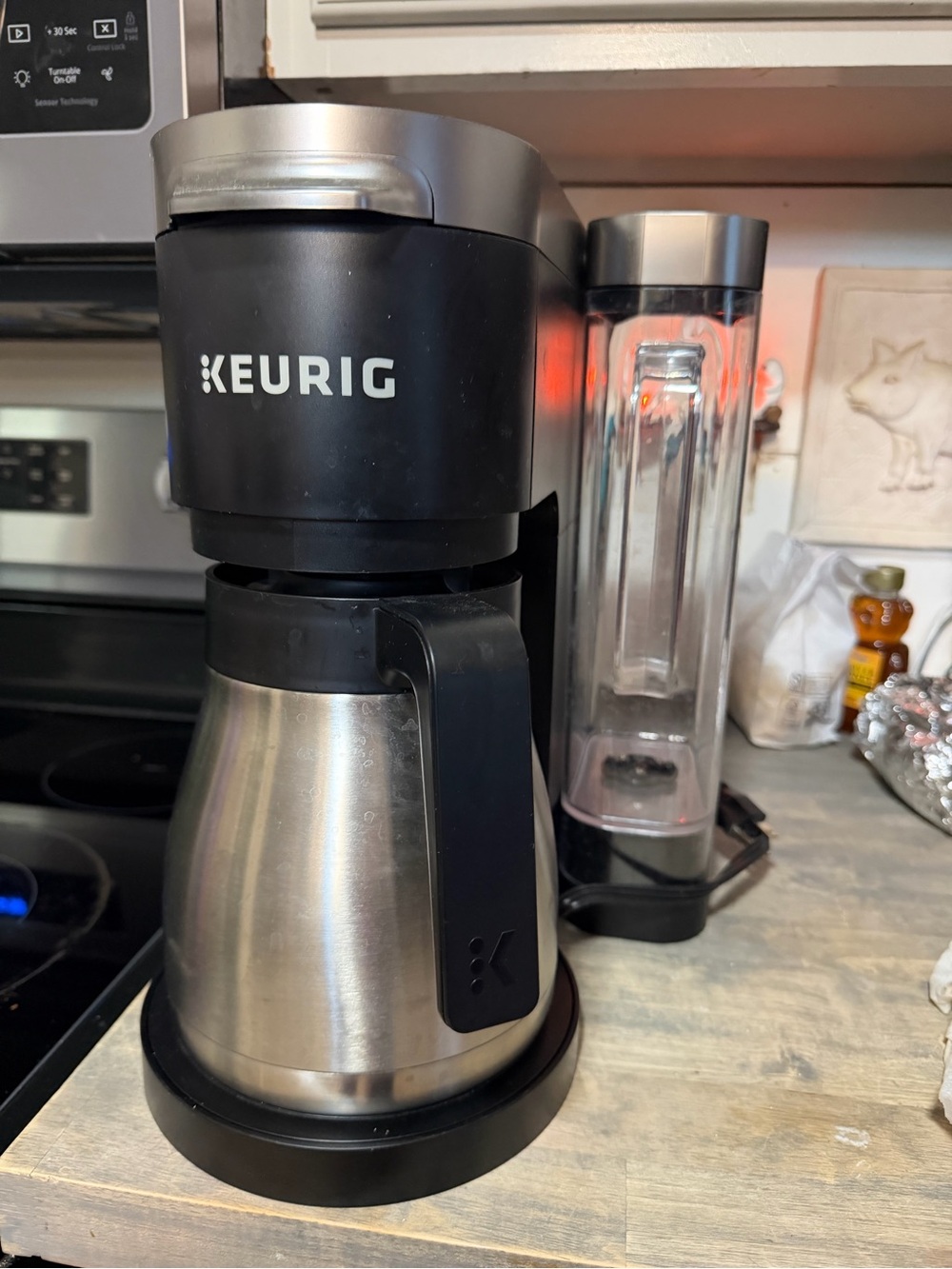 Keurig Black / Silver Stainless Thermal single serve or Carafe Coffee Maker